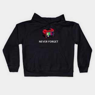 Never Forget TV Kids Hoodie